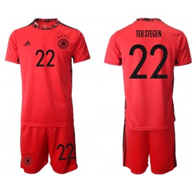 Fußballtrikots Deutschland TER Stegen 22 Torwart Kinder Euro 2020 Kurzarm Heimtrikotsatz kaufen